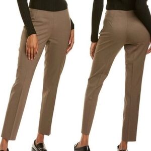 Lafayette 148 New York Stanton brown ankle pants office career Power woman  14
